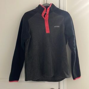 Columbia fleece snap-up M